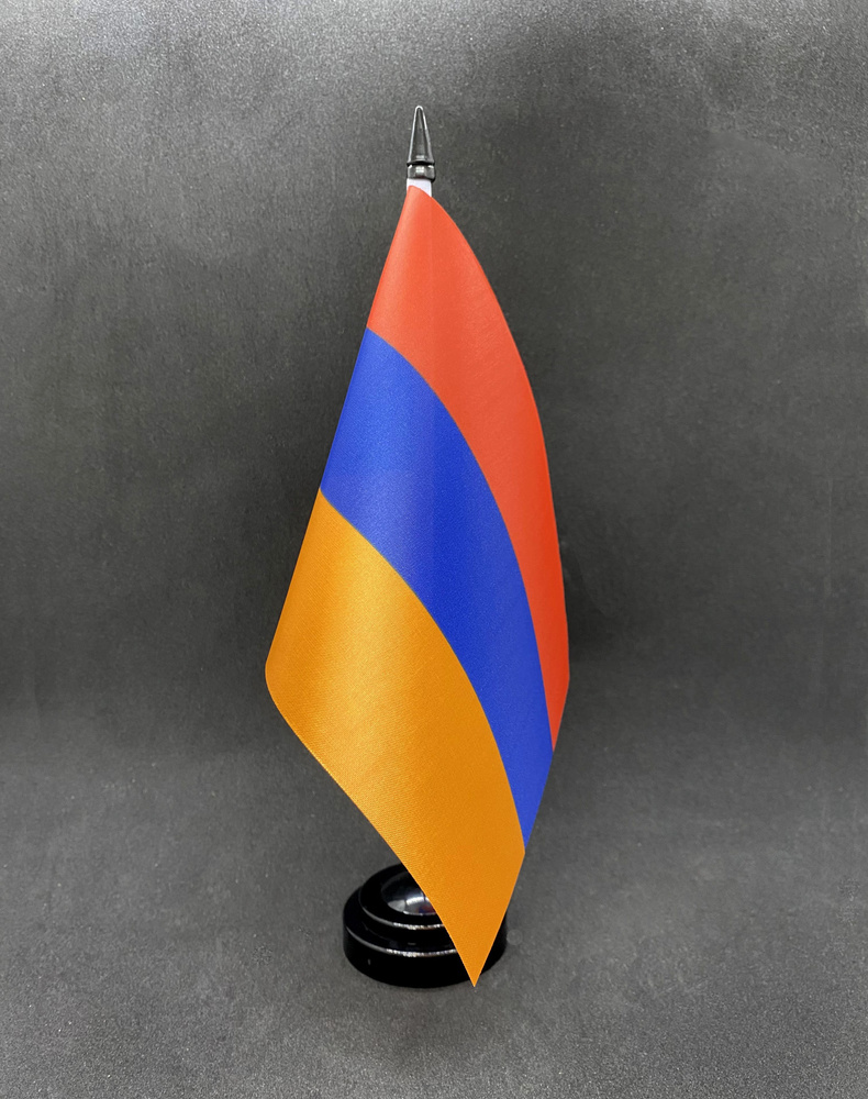 Армения. Настольный флаг на подставке, 30 см #1
