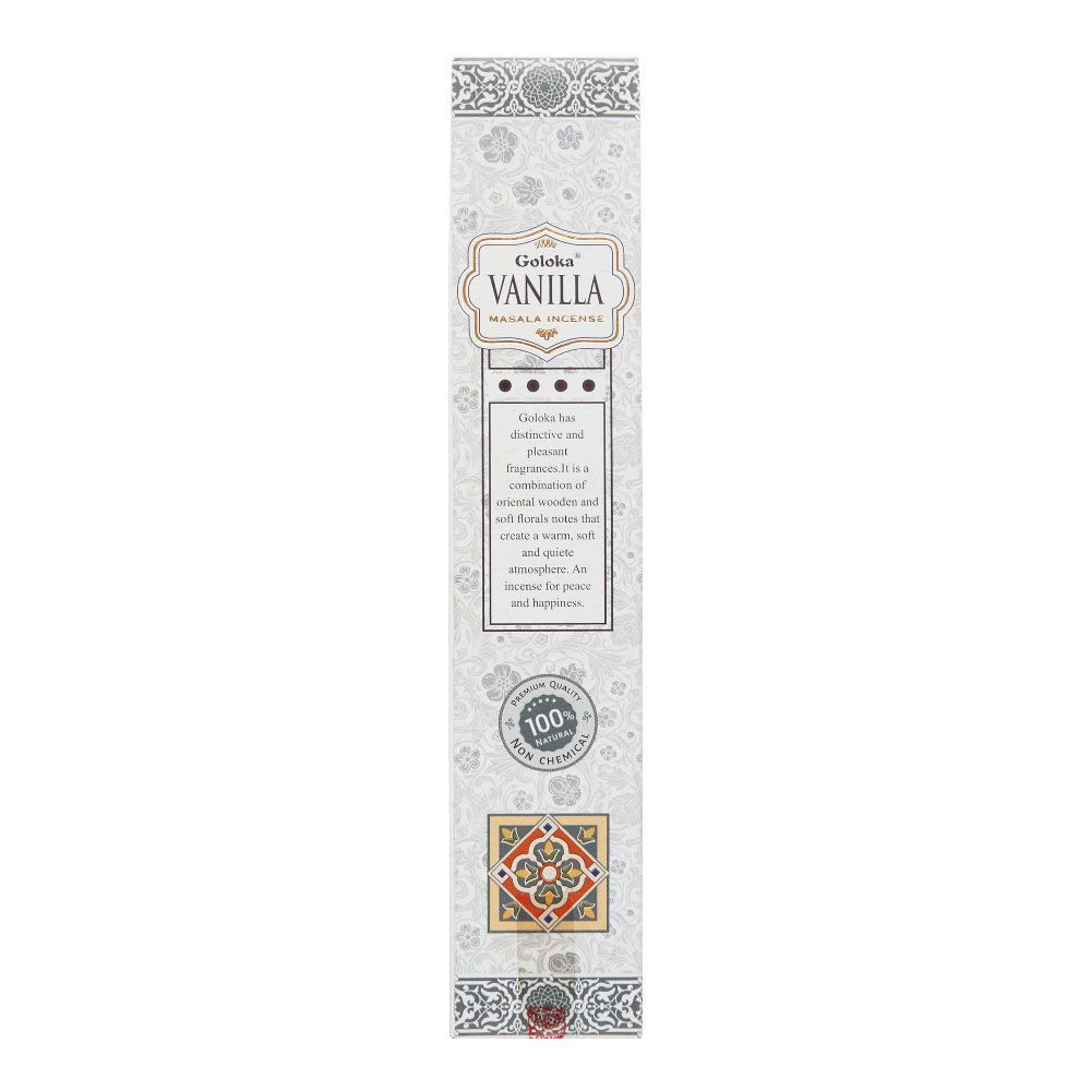 Благовония Ароматические палочки для дома, йоги и медитации, Goloka (Голока) Vanilla, 15г  #1