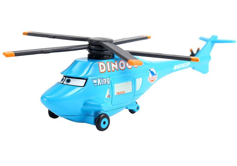 Коллекционная литая металлическая машинка из мультфильма "Тачки" (Cars) вертолет Диноко  #1