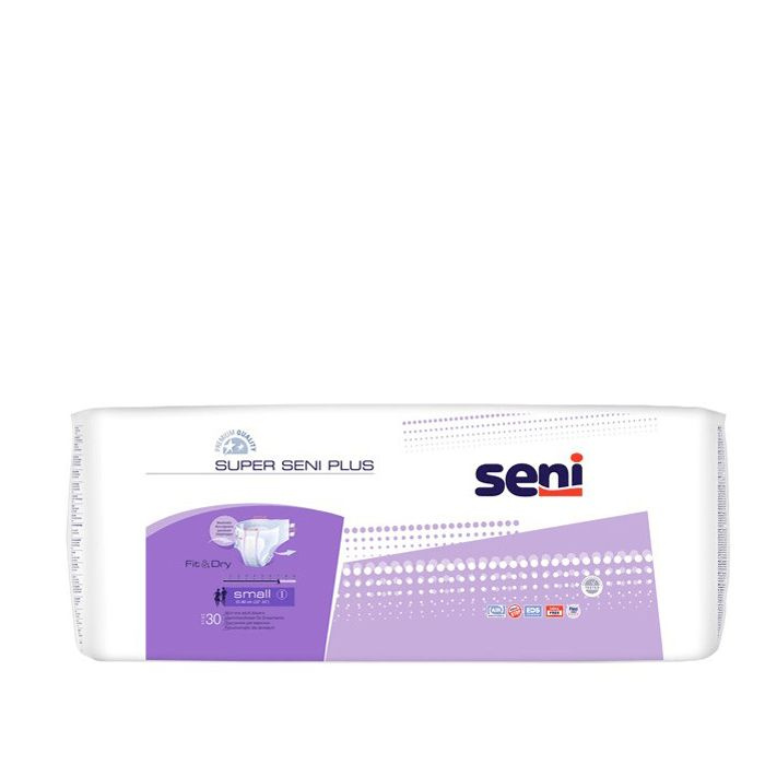 Подгузники для взрослых Super Seni Plus Small (№1), объем талии 55-80 см, 30 шт.  #1