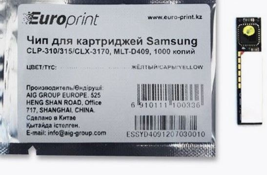 Чип Europrint Samsung MLT-D409Y #1