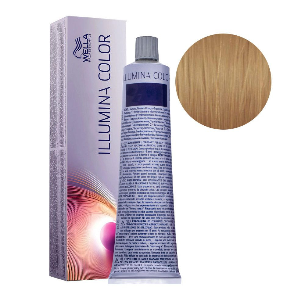 Wella Professionals Illumina Color -Стойкая крем-краска для волос, 8/ светлый блонд 60 мл  #1