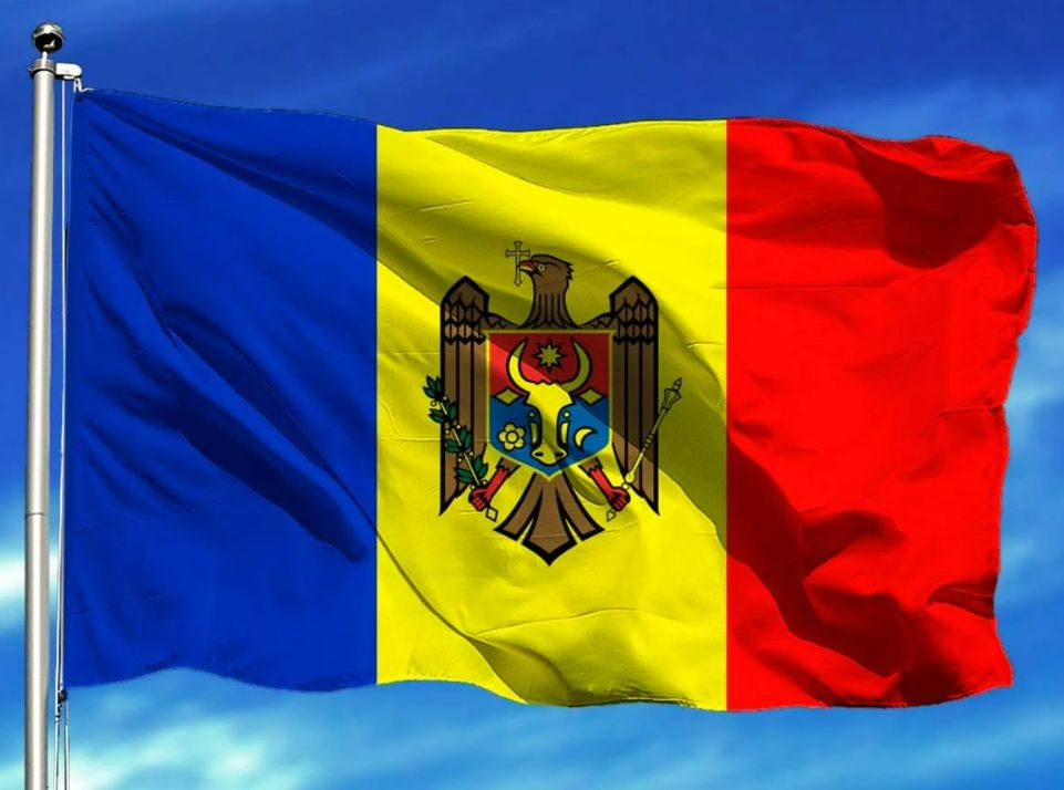 Флаг Молдавии 40х60 см с люверсами #1