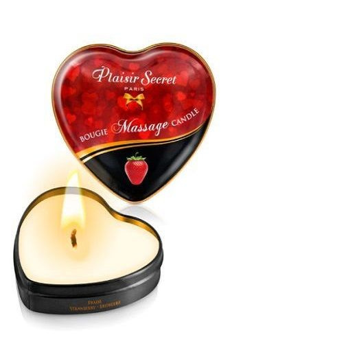 Массажная свеча с ароматом клубники Bougie Massage Candle - 35 мл. #1