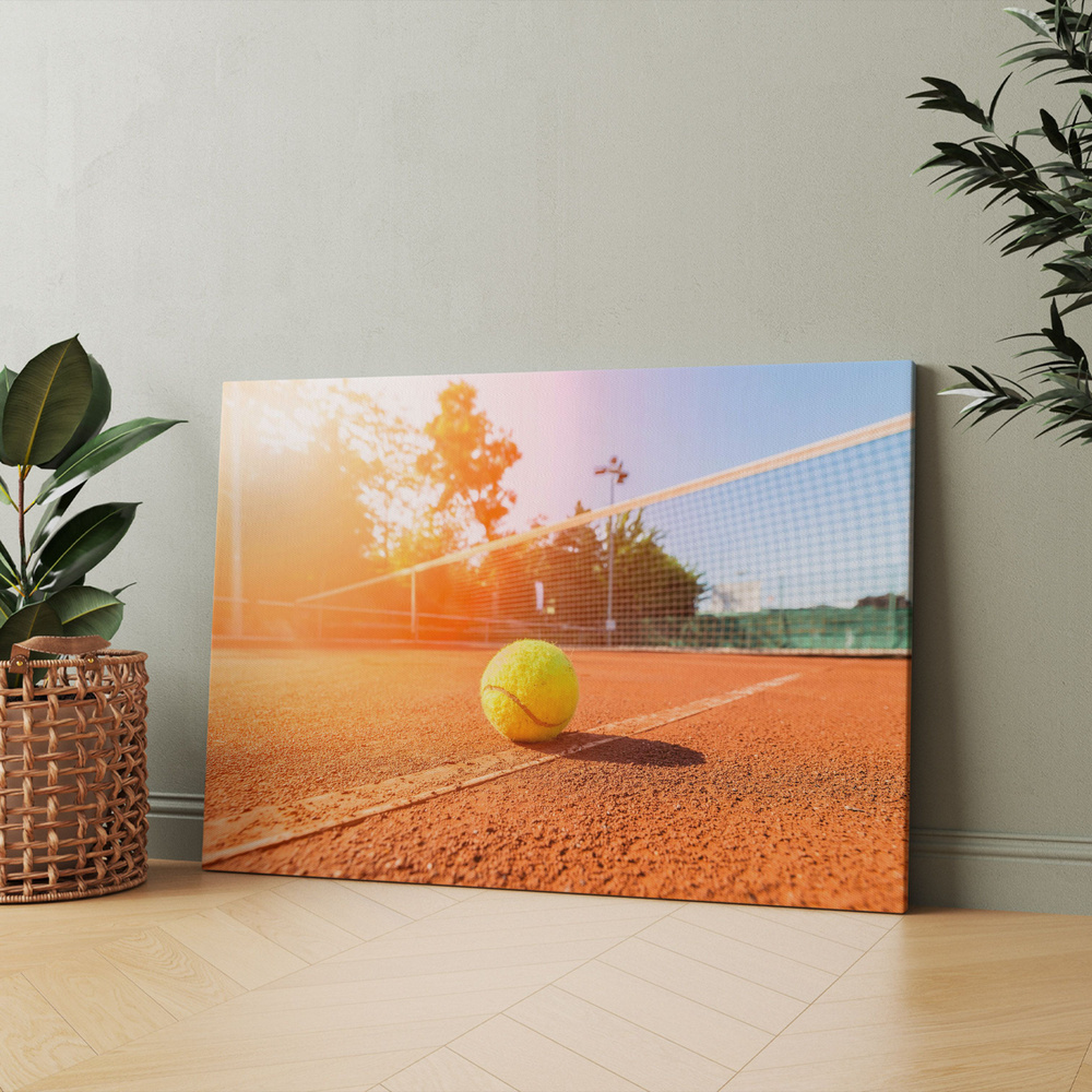 Картина на холсте (большой теннис корт) 40x60 см/для интерьера/в комнату/на стену/в подарок  #1