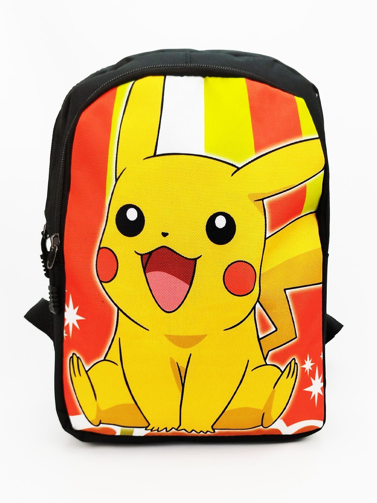 Рюкзак детский Pikachu, цвет - черный / Дошкольный рюкзачок для мальчика и девочки Пикачу  #1