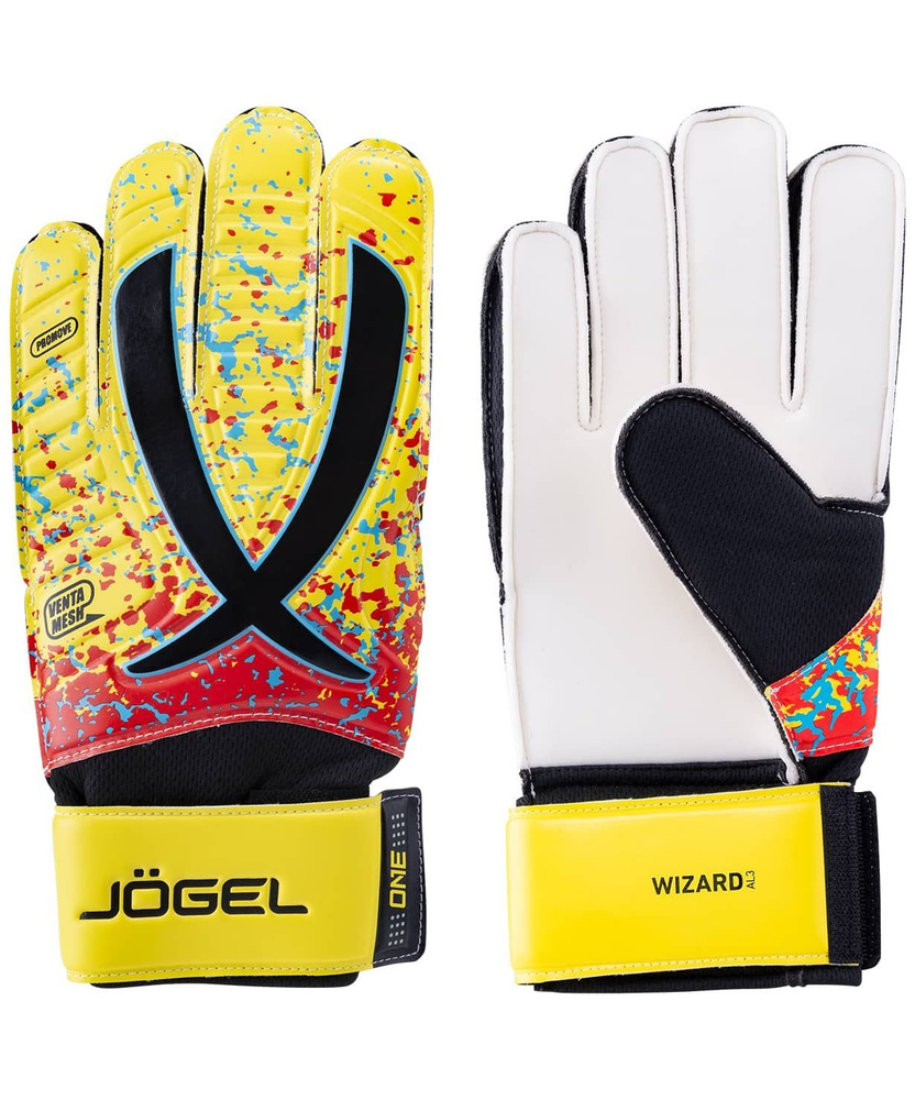 Перчатки вратарские футбольные Jogel. Для тренировок начального уровня. Размер: 5  #1