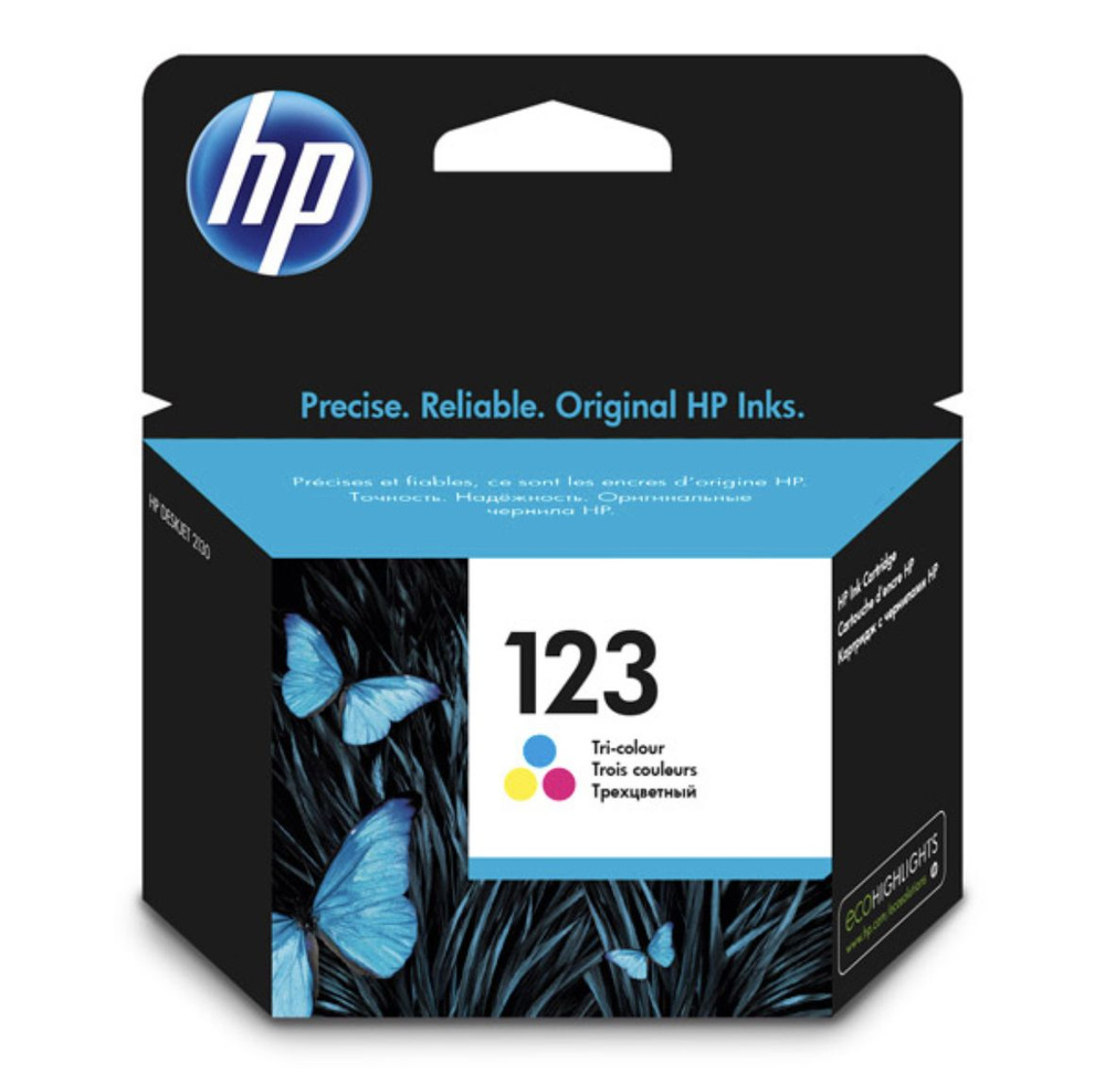 Картридж для струйного принтера HP F6V16AE, цветной (123) #1