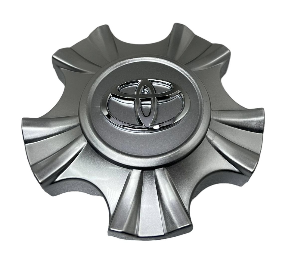 Колпачки заглушки на литые диски c логотипом Тойота Land Cruiser Prado TY122 - 146, 1 шт  #1