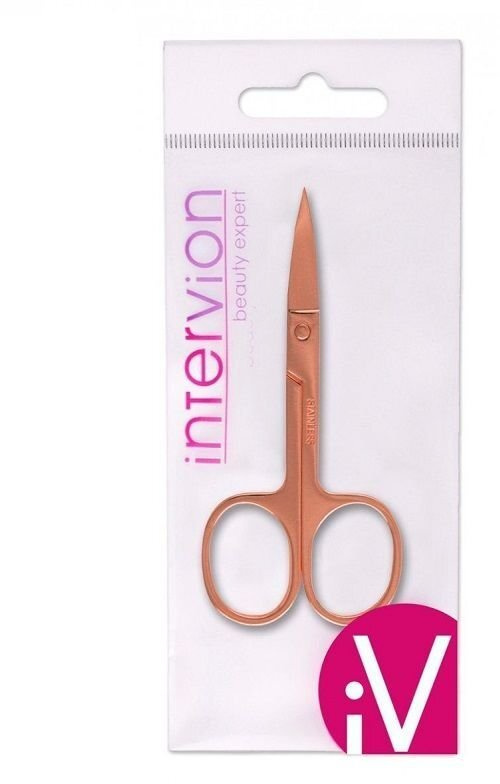Inter-Vion Ножнички для ногтей 3,5мм Розовое золото  #1