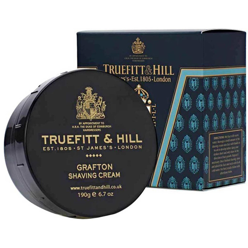 TRUEFITT&HILL Крем для бритья в банке с легендарным ароматом Grafton Shaving cream Grafton 190 гр  #1