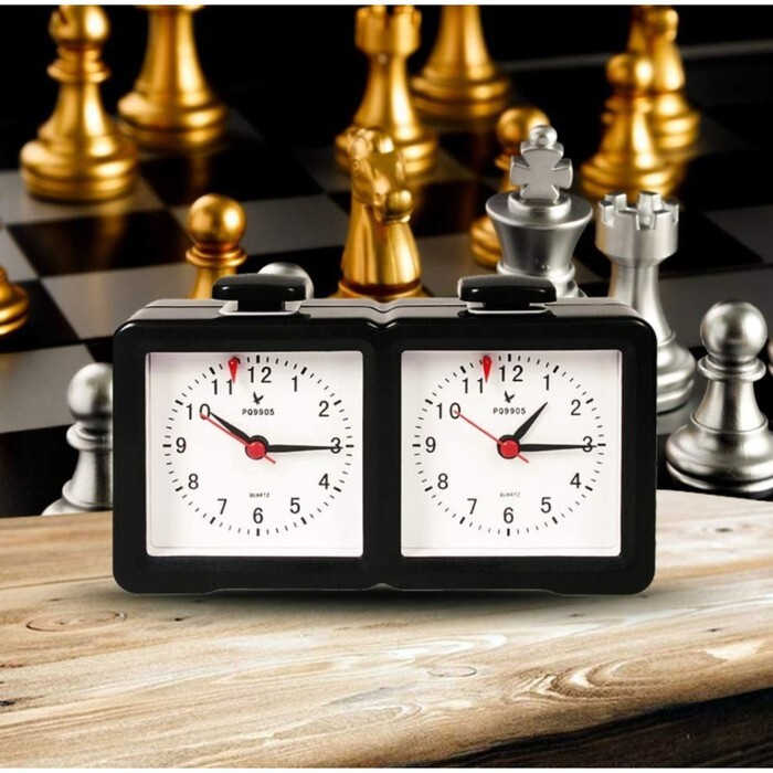 Шахматные часы, двойные, LEAP PQ9905, 11 х 20 х 5 см, 1 АА #1
