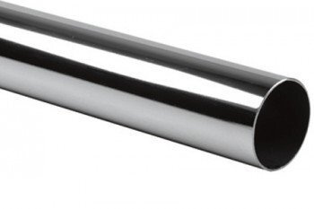 Поручень-труба НАТЕКО из нержавеющей стали, диаметр 38.1 мм, 1000 мм, для улицы (2 шт.)  #1