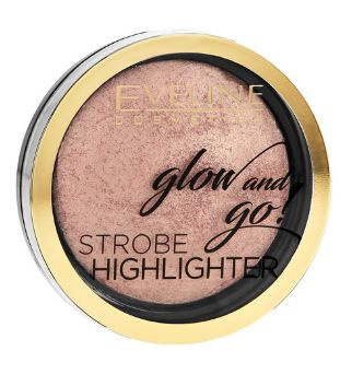 Eveline Cosmetics Хайлайтер для лица запеченый Glow and Go тон 02 Gentle Gold, 8,5г  #1