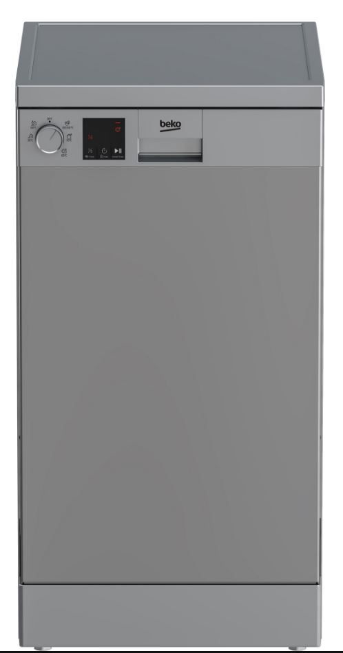 Посудомоечная машина Beko DVS050R02S 45 см, серебристый #1