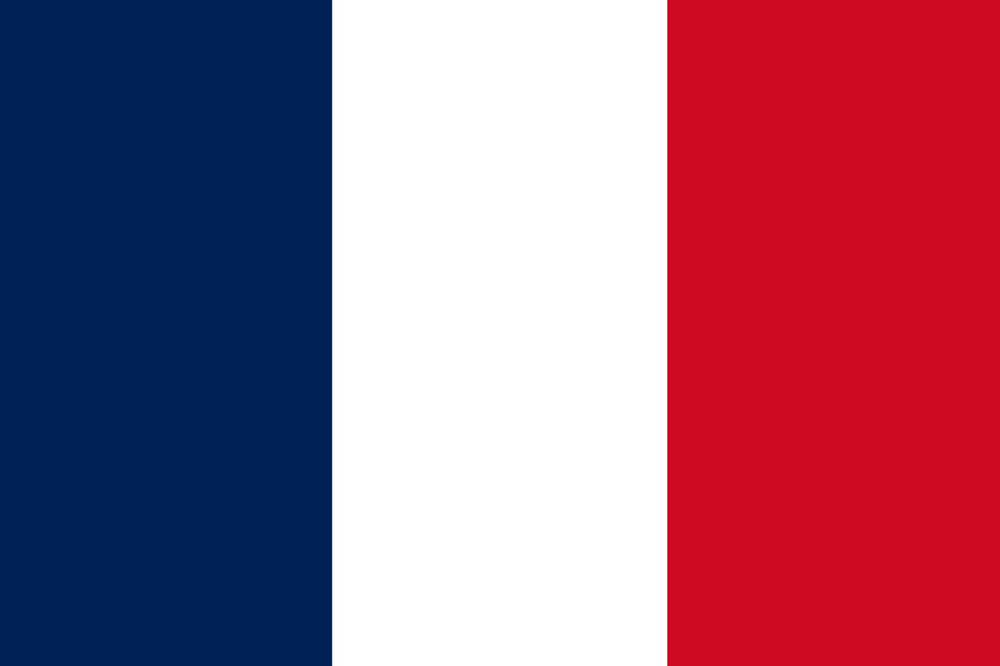 Флаг Франции 40х60 см с люверсами #1