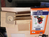 Мешки пылесборники Vesta Filter MX09 бумажные для Moulinex Power Clean (5 мешков + 1 фильтр) #6, Александр М.