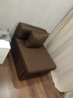 Кресло-кровать Некст EDLEN, еврокнижка, рогожка Chocolate, 80х105х77 см, для дома, дачи, балкона #43, Илья А.