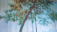 Шторы, фотошторы JoyArty "Горы Эстерель" из ткани оксфорд, 2 полотна шириной по 170 см, высота 265 см, шторная лента и крючки, степень затемнения 70% #8, Анна Ж.