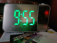 Настольные электронные часы будильник с температурой , календарем и проекцией времени. #1, Кирилл Г.