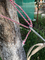 YAMAKASI Веревка с сердечником полипропиленовая 8 мм 15 метров красно-черно-белая с рисунком сверхпрочная #50, Надежда Б.