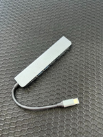 Переходник USB HUB 7в1. USB разветвитель, type c hdmi, док станция type c,Подходит для USB-концентратора, SD-карты, TF-карты #7, Аполлинария Г.