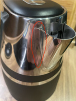 Электрический чайник Kitfort КТ-670-1, 2200 Вт, объем 1,7 л, винтажный термометр, цвет графит #3, Максим Б.