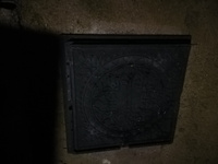 Люк канализационный квадратный под плитку (цвет - черный) #2, Алла В.