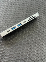 Переходник USB HUB 7в1. USB разветвитель, type c hdmi, док станция type c,Подходит для USB-концентратора, SD-карты, TF-карты #6, Аполлинария Г.