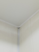 Лента маскировочная L-образная белая, вставка-уголок, плинтус для натяжного потолка, 10м #3, Алексей Г.