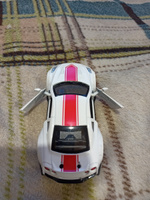 Игрушечная машинка Автоград RACE,1:32, инерция, свет и звук, цвет белый, игрушки для мальчиков #6, Айгуль М.