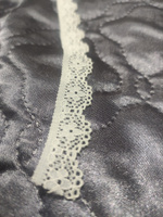Кружево эластичное, шир 15 мм * уп 5 м цвет белый для шитья, рукоделия и творчества #28, Елена Ш.