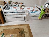 Выкатные ящики для детской кроватки Софа-1, 160*80, цвет белый, 79 см #6, Белякова С.