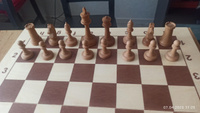 Шахматы деревянные утяжелённые из бука Баталия №5, размер доски 43х43 см, гроссмейстерские с утяжеленными фигурами, для школы, настольные игры в подарок мужчине мужу папе, парню, сыну #80, Алексей А.