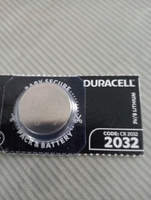 Duracell Батарейка CR2032, Литиевый тип, 3 В, 2 шт #23, Игорь П.