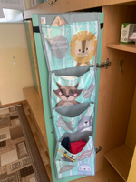 Ваш Садик / Кармашек в шкафчик для детского сада подвесной с карманами органайзер для хранения, место для имени #3, Анна Р.