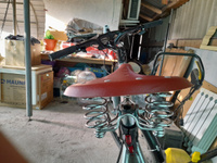 Седло велосипедное СССР (красное, кожаное) DS (230х280 мм.) #5, Сергей Н.