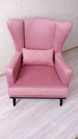 Кресло для отдыха Осмар в розовом велюре Зара #8, Светлана О.