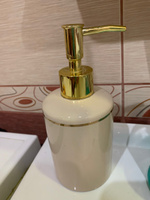 Дозатор для жидкого мыла Диспенсер для мыла механический BATH PLUS керамика механический POWDER #1, Людмила Т.