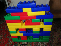 Большой Конструктор для детей мега блоки крупный строительный Green Plast "Кирпичи" 20 шт #7, Анна З.