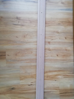 Порог напольный стыкоперекрывающий одноуровневый 78x4 мм, длина 1,35 м, профиль-порожек алюминиевый Лука ПС 18, декор дуб белёный 087 #2, сергей р.