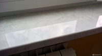 Подоконник Кристаллит (Crystallit), белый глянцевый, 400 х 1000 мм #6, Илья М.