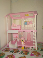 Домик кукольный LC "Спальня и гардеробная" с куколкой и аксессуарами, два этажа, 43 детали #4, Надежда С.