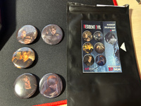 Значки на рюкзак Леон Кеннеди Resident Evil #2, Дарья А.