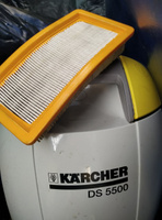 EUROCLEAN KHWM-DS5.800 Фильтр складчатый для пылесоса KARCHER, 1 шт, многоразовый моющийся / полиэстер /фильтр для керхера #1, Денис Е.