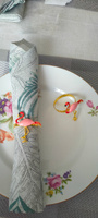Кольца для салфеток металлические набор 4 штуки для сервировки Фламинго Золото #8, Татьяна Ф.