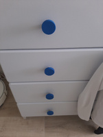 Мебельная ручка кнопка детская BEZE RC602 DB - Голубой 10 шт #5, Любина Анна