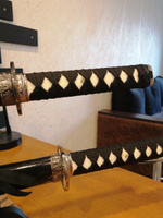 Набор самурайских мечей (2 шт) в черных ножнах с серебристой цубой #2, Константин Н.