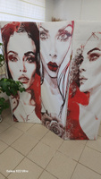 Ширма интерьерная "Роковые девушки", 200 x 160 см #15, Снежана А.