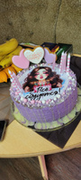 Вафельная картинка для торта и выпечки на день рождения девушке/женщине #2, Эльвира С.